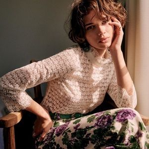 NWT Sézane Amal Blouse size 38